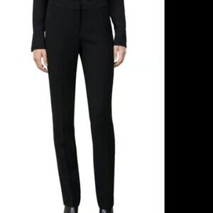 Lafayette 148 New York Women's Barrow Virgin Wool Straight Leg 10 Dark  Navy ink